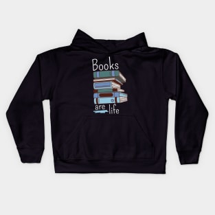 Books are Life Kids Hoodie